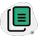 Estimates and receipts icon